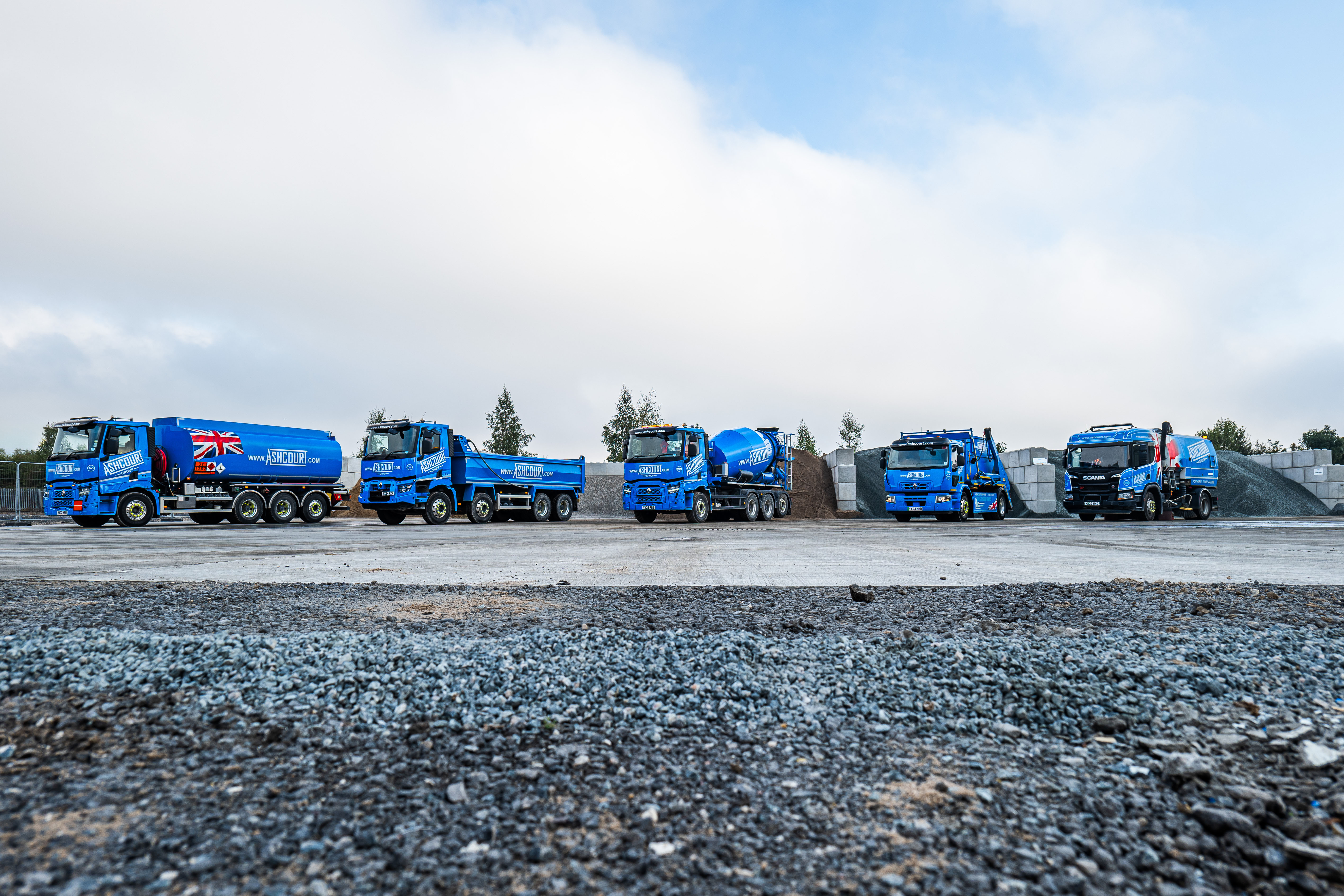 Ashcourt Group team and vehicles