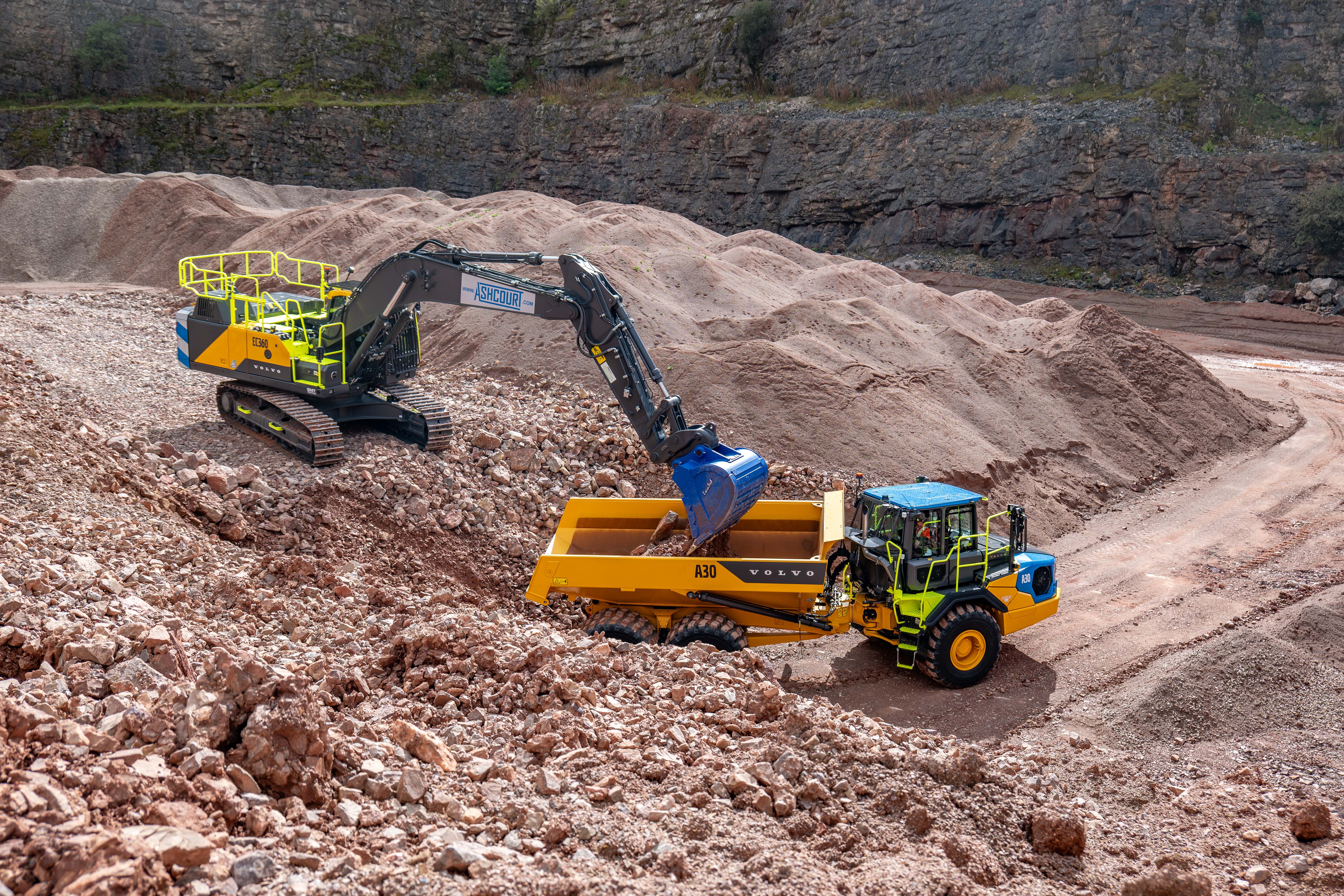 Continued Fleet Investment Supports Production at Hartley Quarry