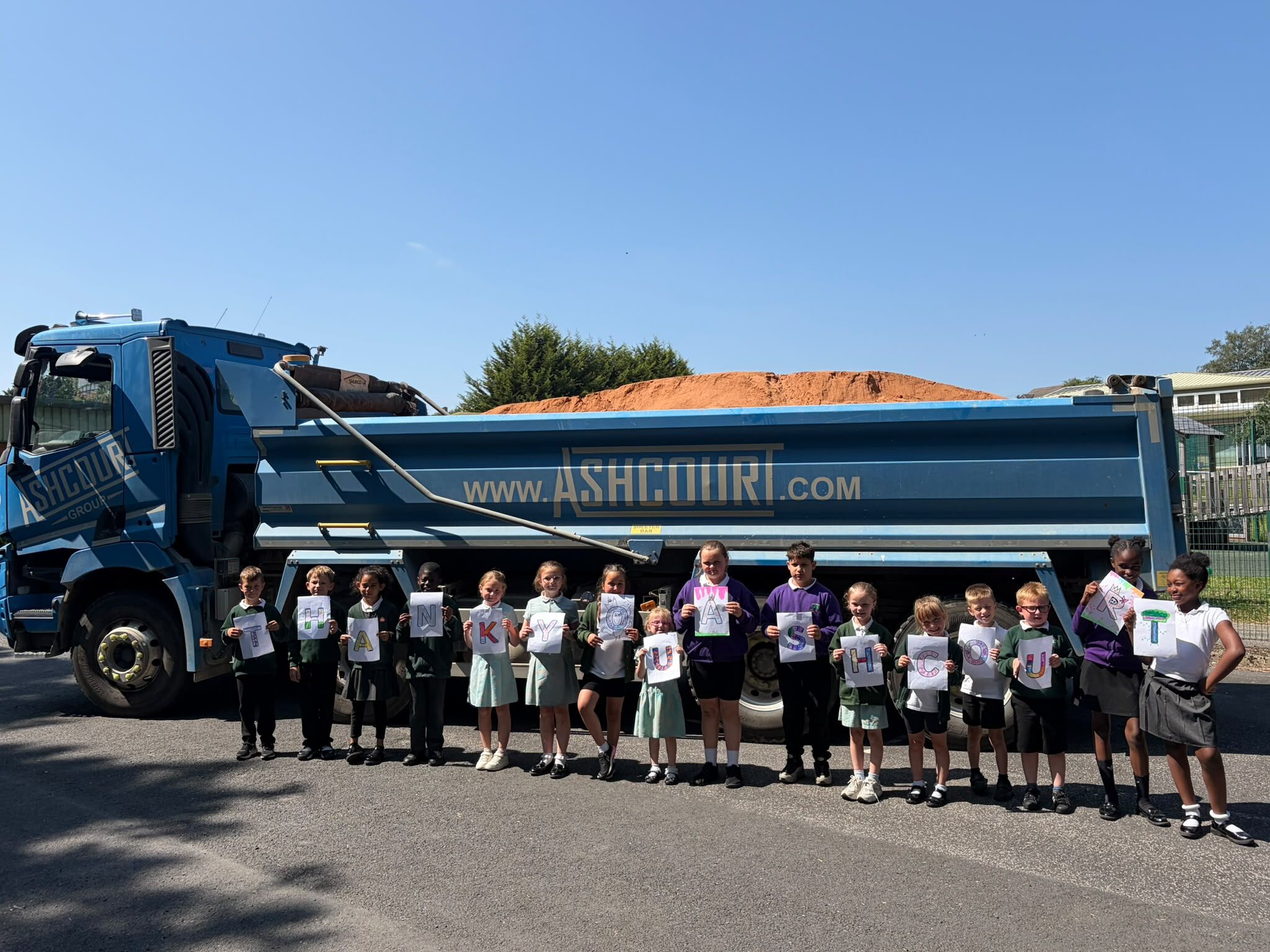 Ashcourt Group Supports Carrwood Primary School with Sand Donation