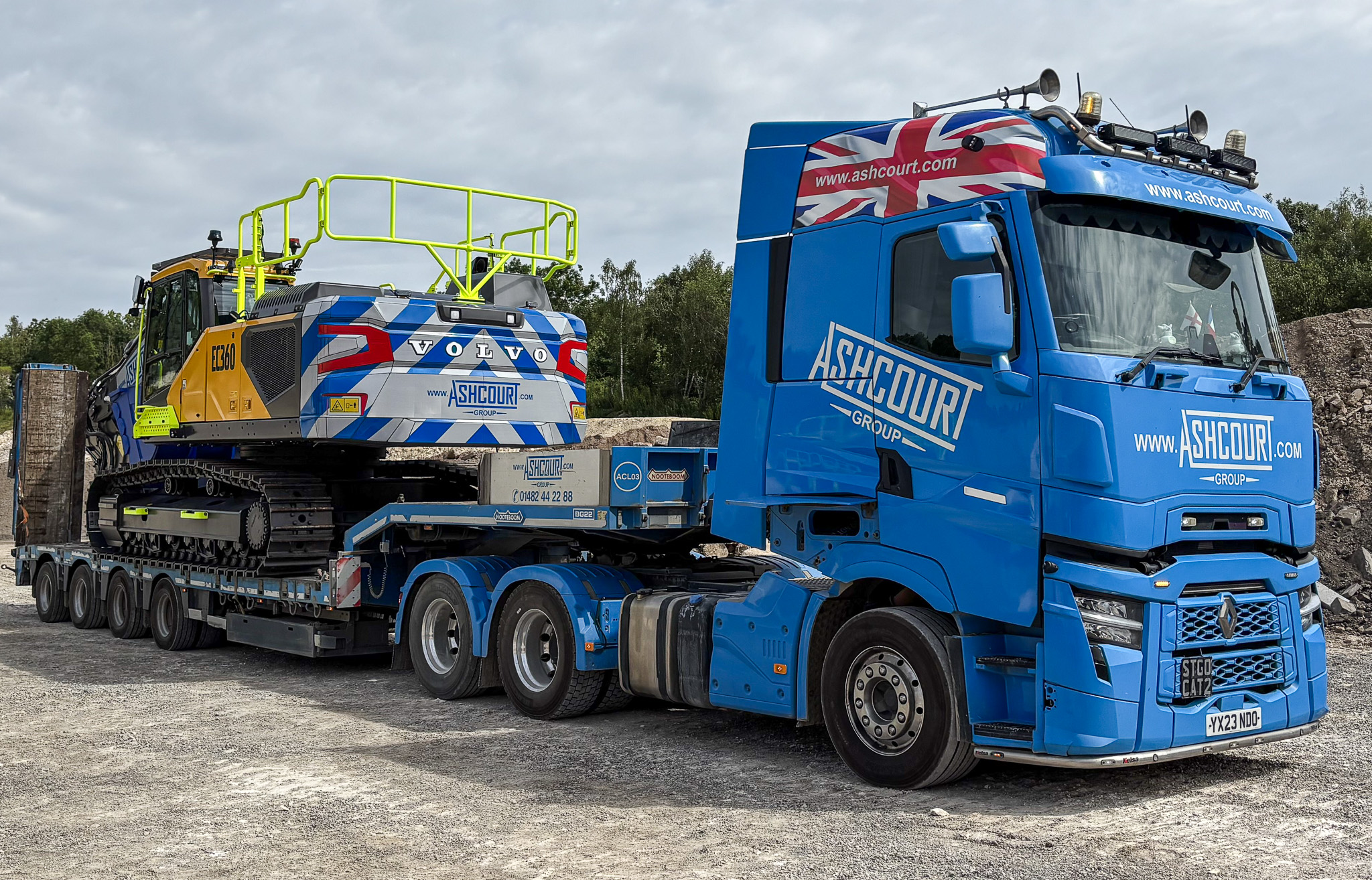 Ashcourt Invests In New Volvo EC360 To Support New Quarry Productivity